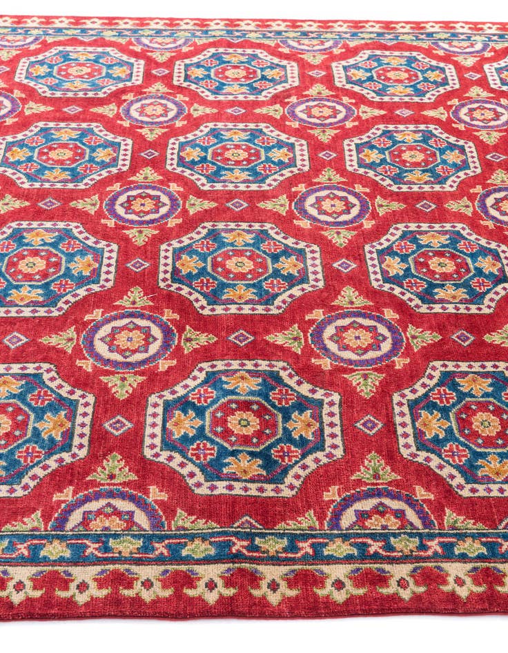 Detail image of  6' 5 x 9' 7  Hand Knotted Kazak Rug