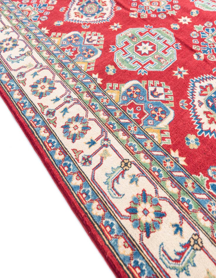 Detail image of  6' 7 x 9' 7  Hand Knotted Kazak Rug