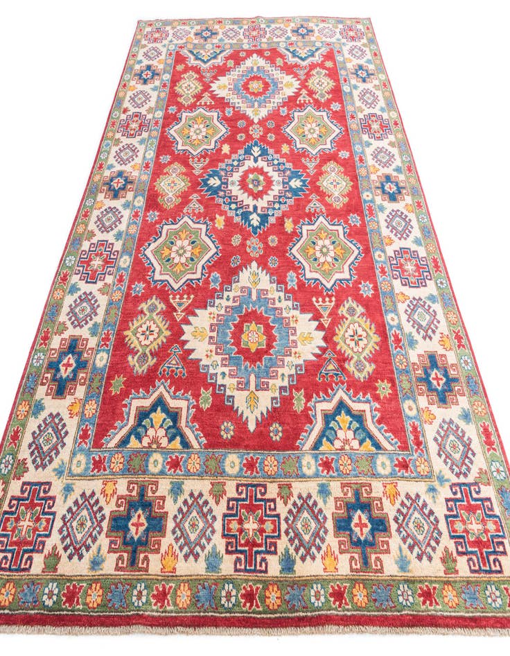 Detail image of  6' 6 x 9' 10  Hand Knotted Kazak Rug