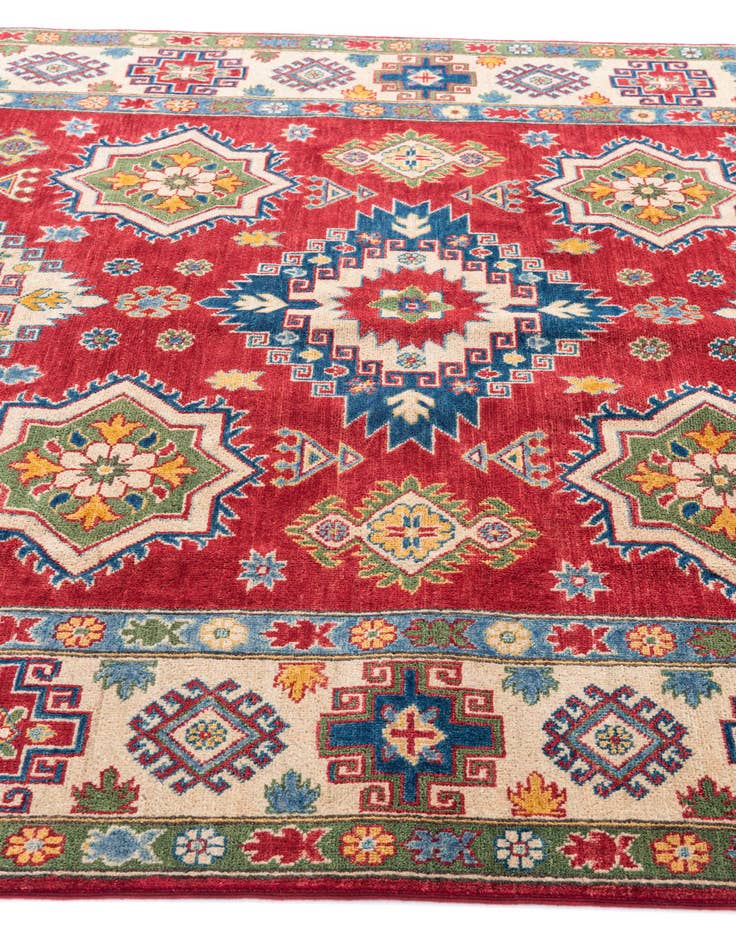 Detail image of  6' 6 x 9' 10  Hand Knotted Kazak Rug