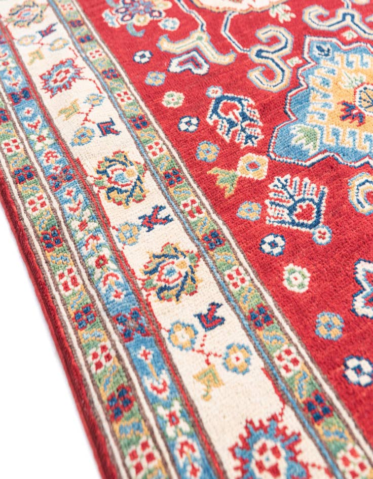 Detail image of  3' 5 x 4' 10  Hand Knotted Kazak Rug