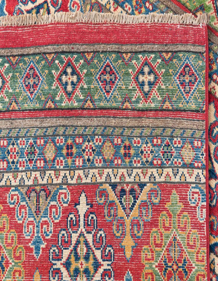 Detail image of  3' 10 x 6' 1  Hand Knotted Kazak Rug