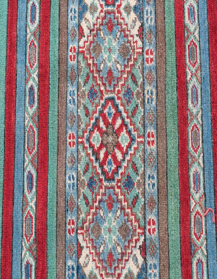 Detail image of  3' 10 x 5' 10  Hand Knotted Kazak Rug