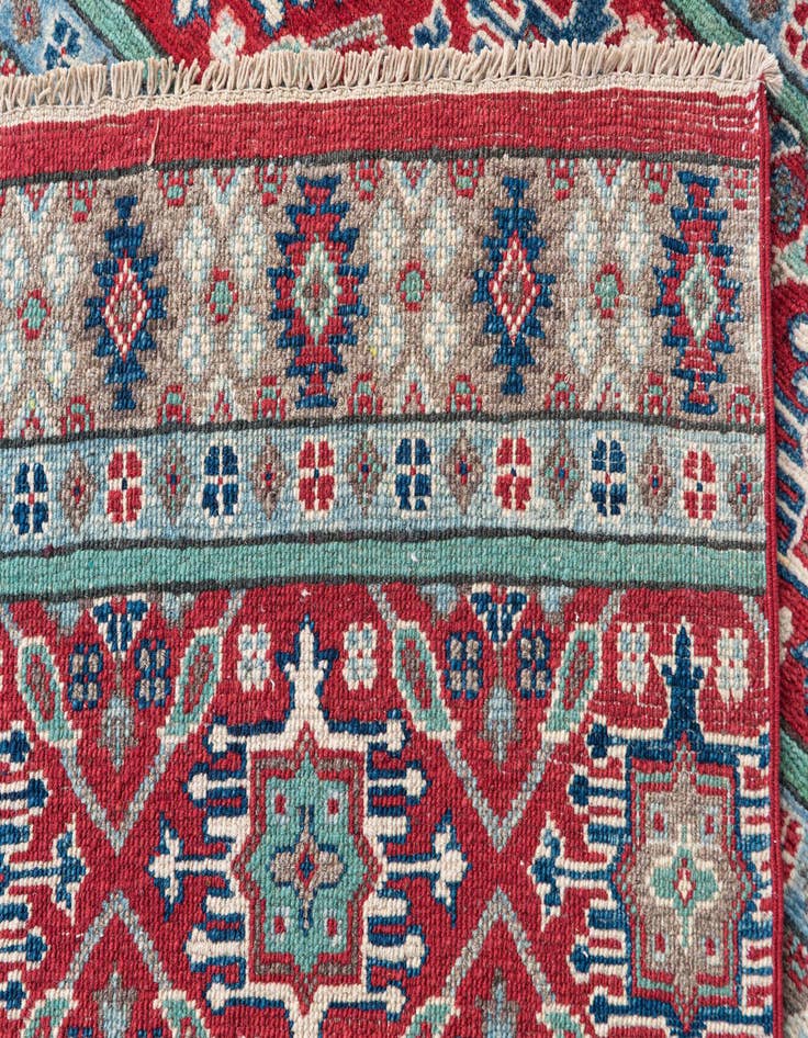 Detail image of  3' 10 x 5' 10  Hand Knotted Kazak Rug