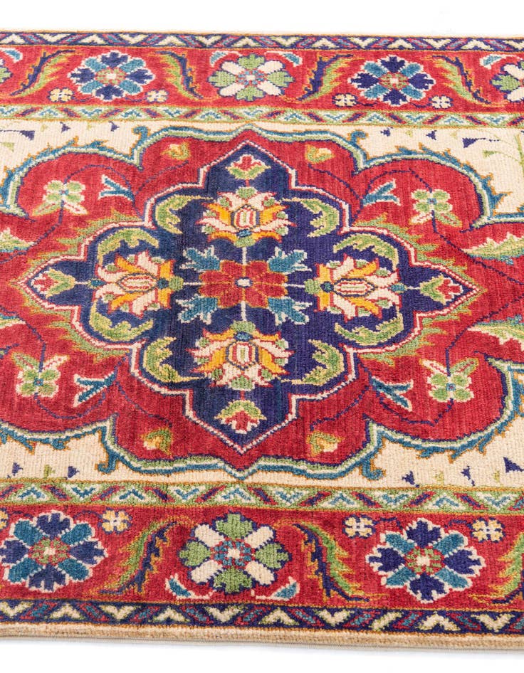 Detail image of  3' 1 x 5' 3  Hand Knotted Kazak Rug