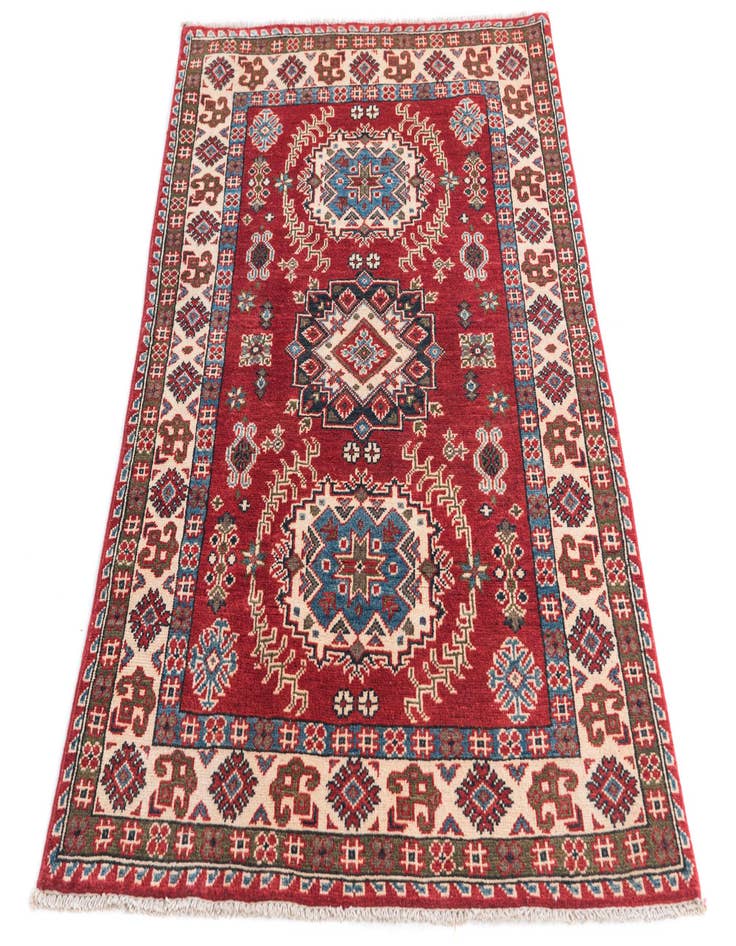 Detail image of 3' 3 x 5' Hand Knotted Kazak Rug