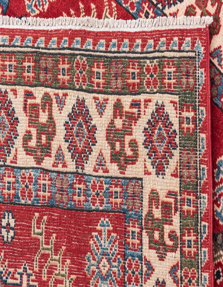 Detail image of 3' 3 x 5' Hand Knotted Kazak Rug