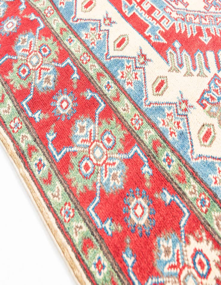 Detail image of  4' 1 x 6' 1  Hand Knotted Kazak Rug