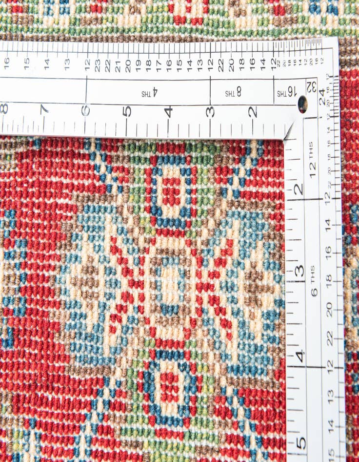 Detail image of  4' 1 x 6' 1  Hand Knotted Kazak Rug