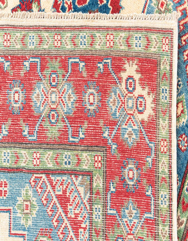 Detail image of  4' 1 x 6' 1  Hand Knotted Kazak Rug