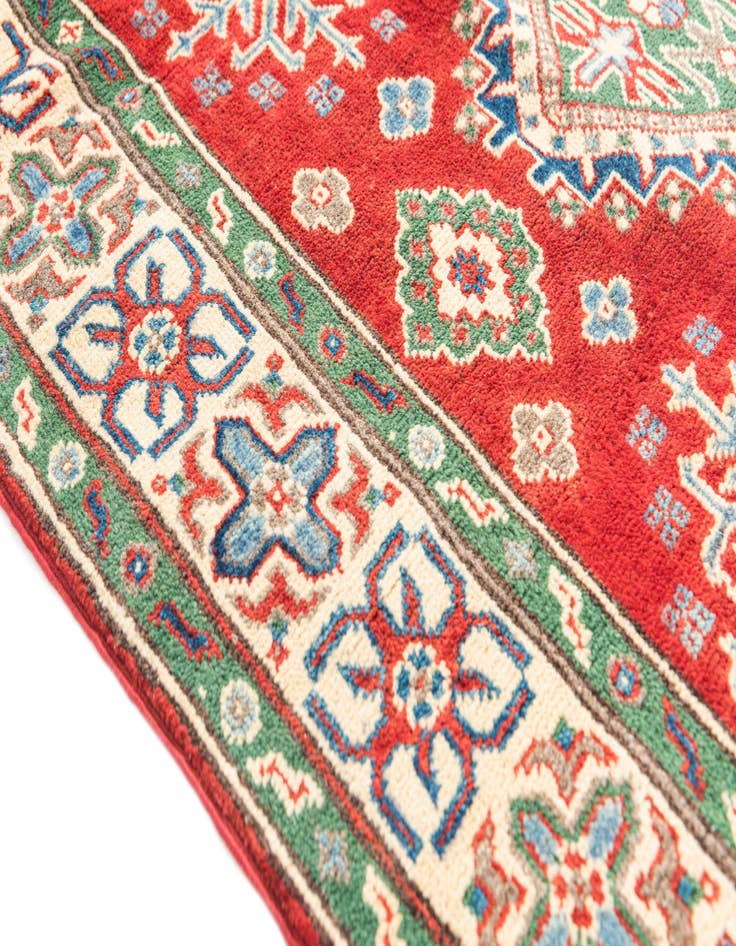 Detail image of  3' 10 x 6'  Hand Knotted Kazak Rug