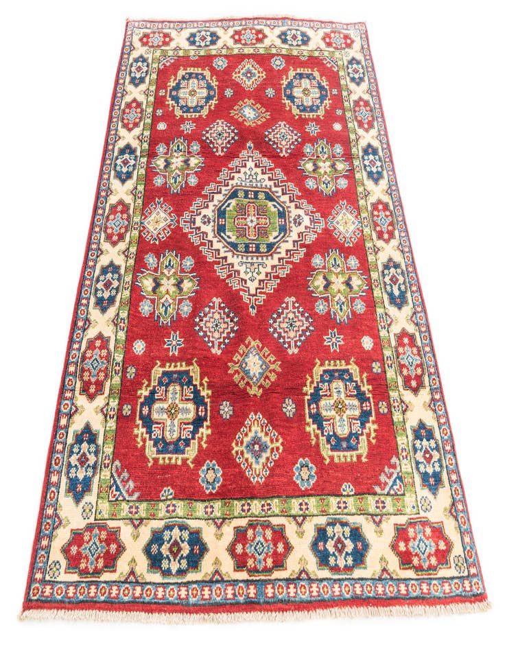 Detail image of  4' x 6'  Hand Knotted Kazak Rug