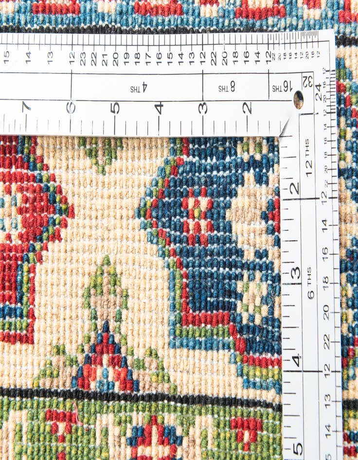 Detail image of  4' x 6'  Hand Knotted Kazak Rug