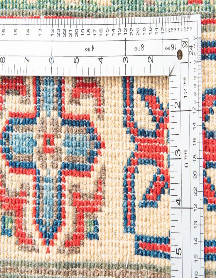 Detail image of  4' 1 x 6' 1  Hand Knotted Kazak Rug