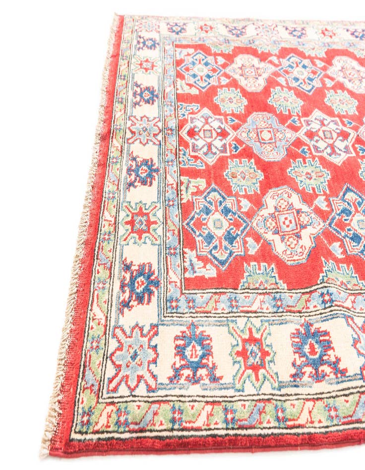 Detail image of  4' x 6'  Hand Knotted Kazak Rug