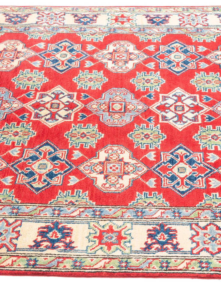 Detail image of  4' x 6'  Hand Knotted Kazak Rug