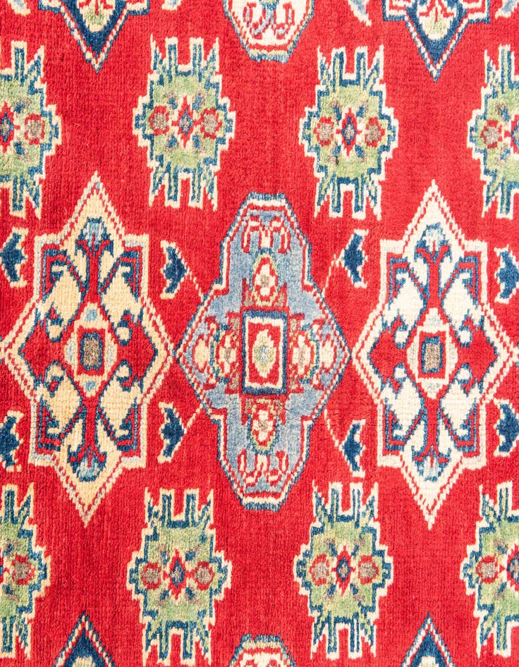 Detail image of  4' x 6'  Hand Knotted Kazak Rug