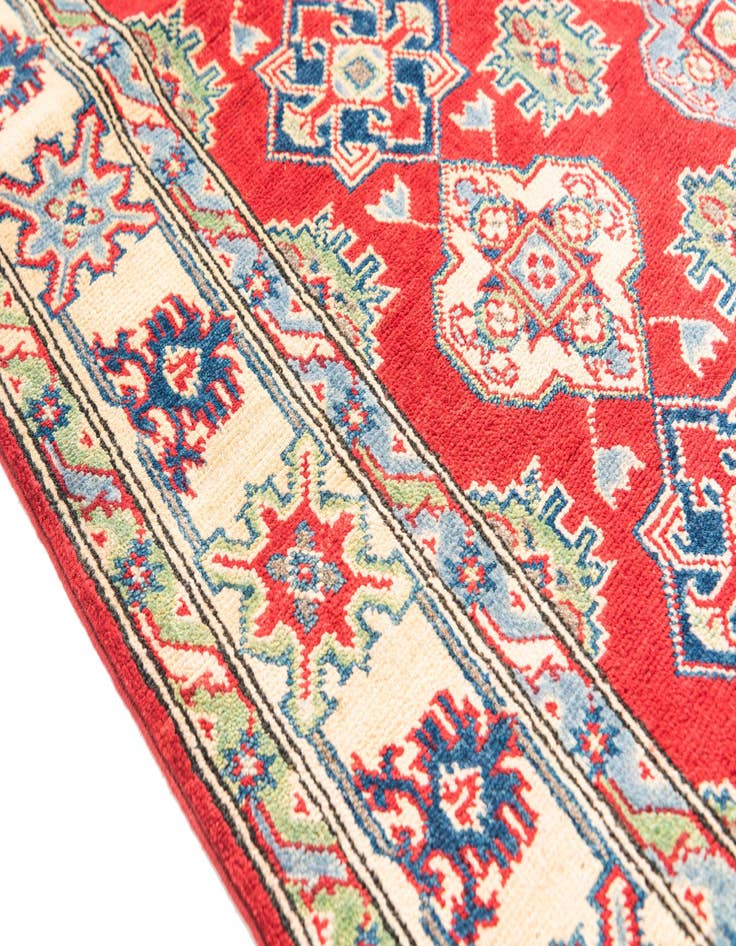 Detail image of  4' x 6'  Hand Knotted Kazak Rug
