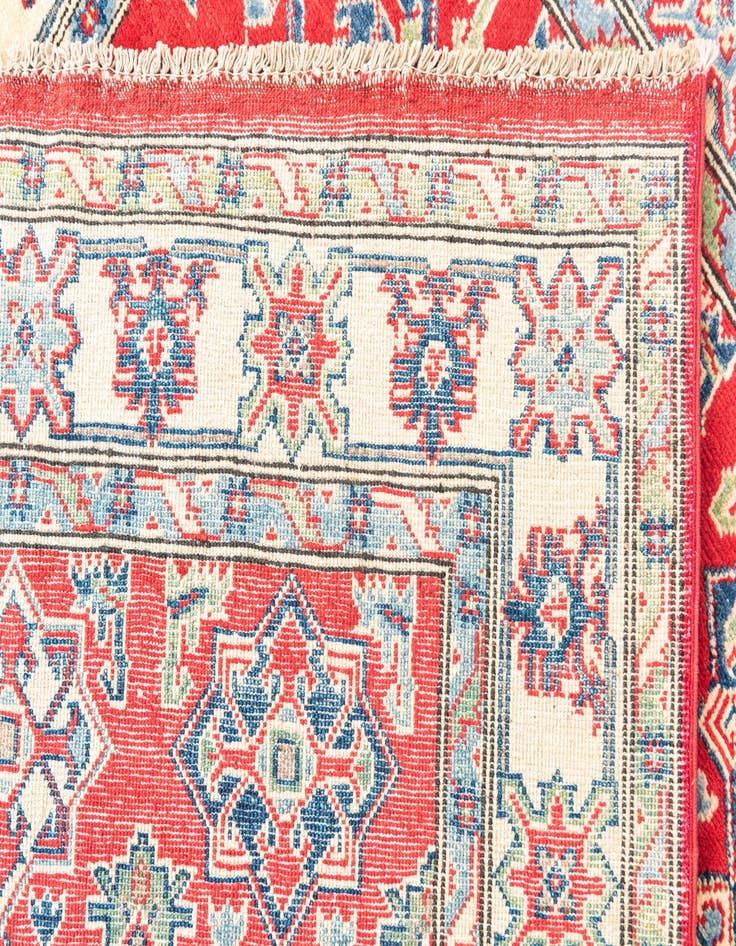 Detail image of  4' x 6'  Hand Knotted Kazak Rug