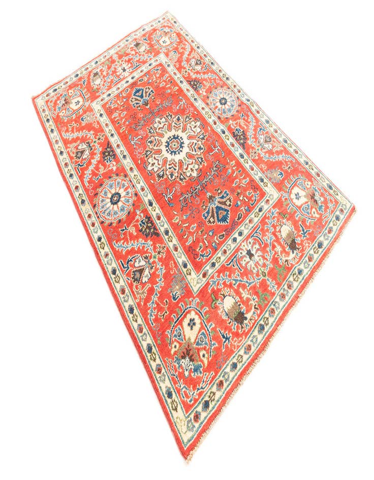 Detail image of  5' 1 x 6' 2  Hand Knotted Kazak Rug