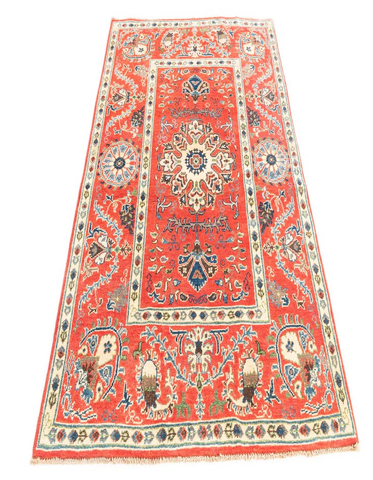 Detail image of  5' 1 x 6' 2  Hand Knotted Kazak Rug