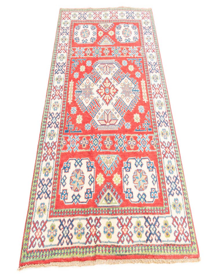 Detail image of  4' x 6'  Hand Knotted Kazak Rug