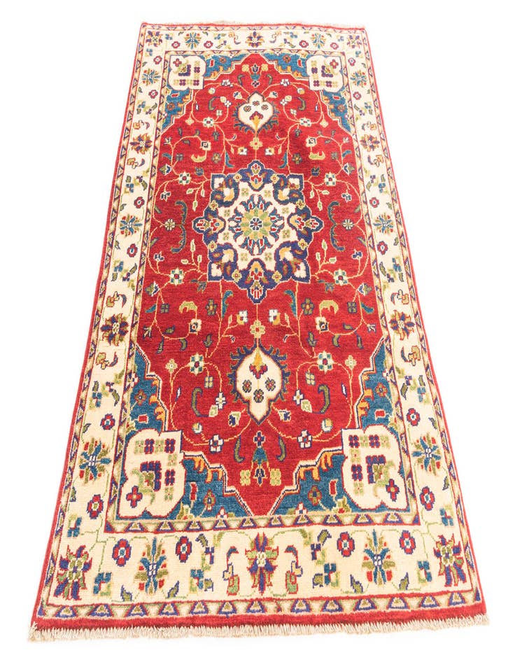 Detail image of  4' x 6'  Hand Knotted Kazak Rug