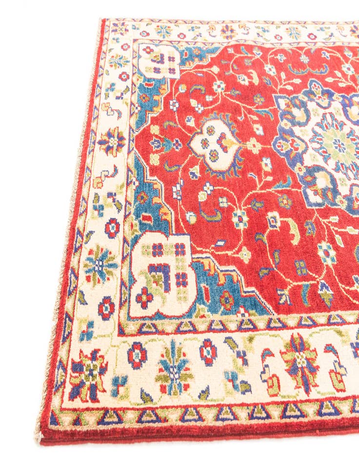 Detail image of  4' x 6'  Hand Knotted Kazak Rug