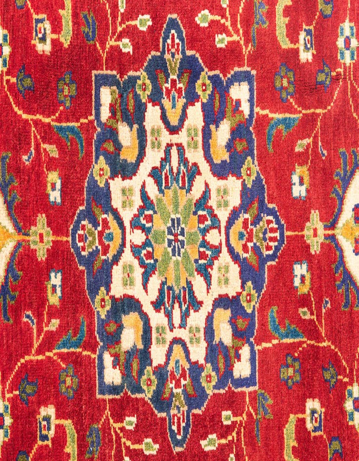 Detail image of  4' x 6'  Hand Knotted Kazak Rug