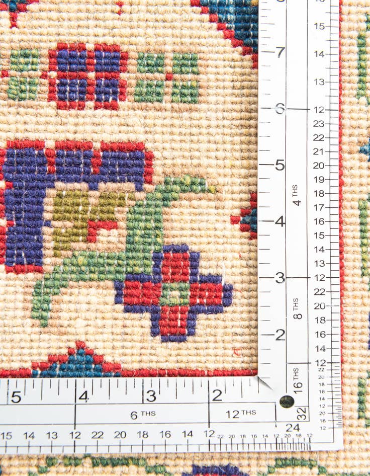 Detail image of  4' x 6'  Hand Knotted Kazak Rug