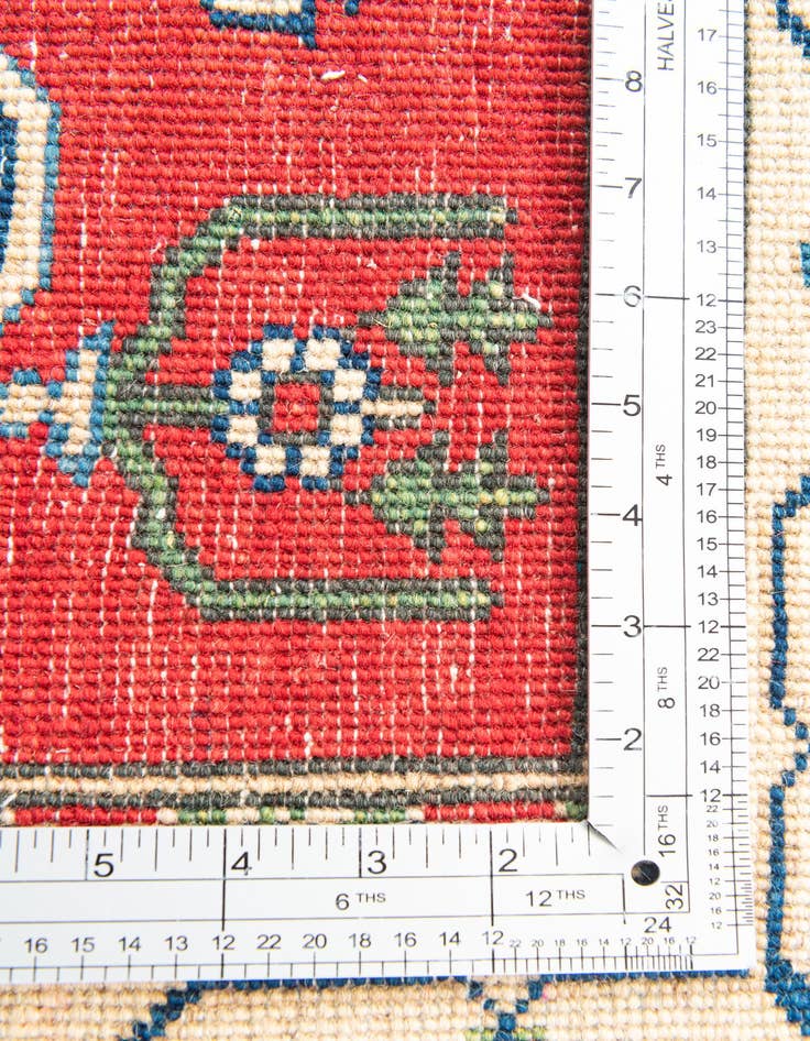 Detail image of  4' x 5' 4  Hand Knotted Kazak Rug