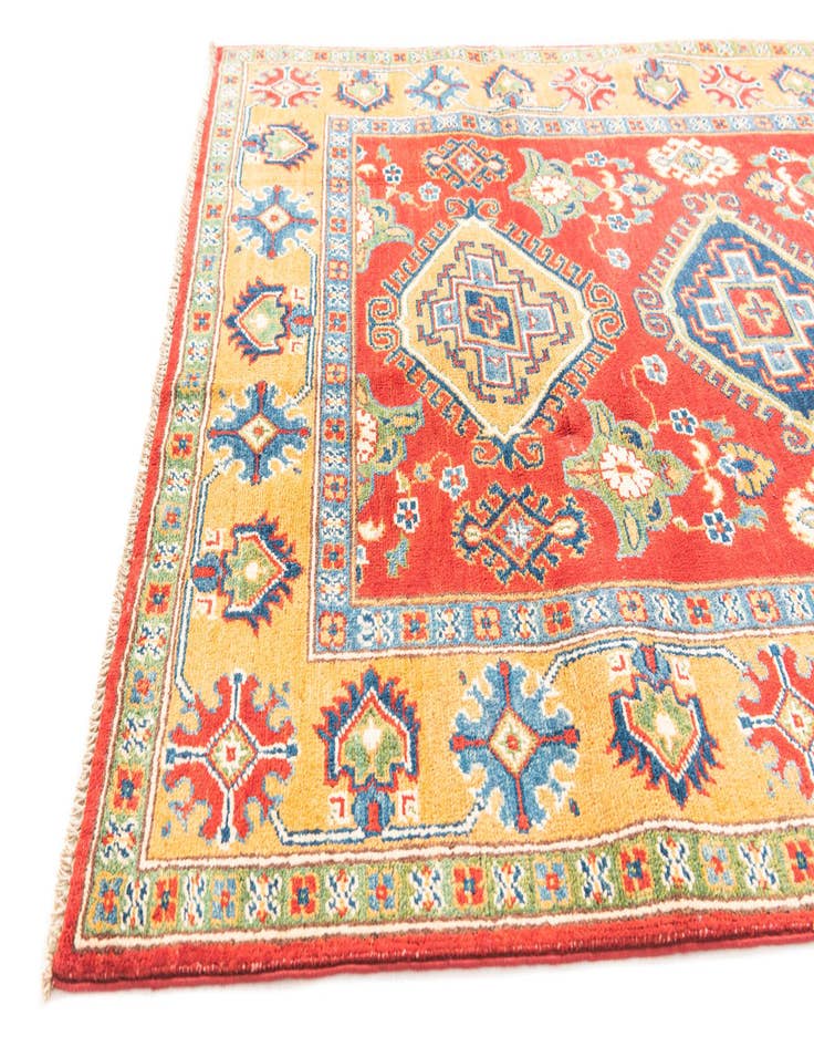Detail image of  4' x 6'  Hand Knotted Kazak Rug