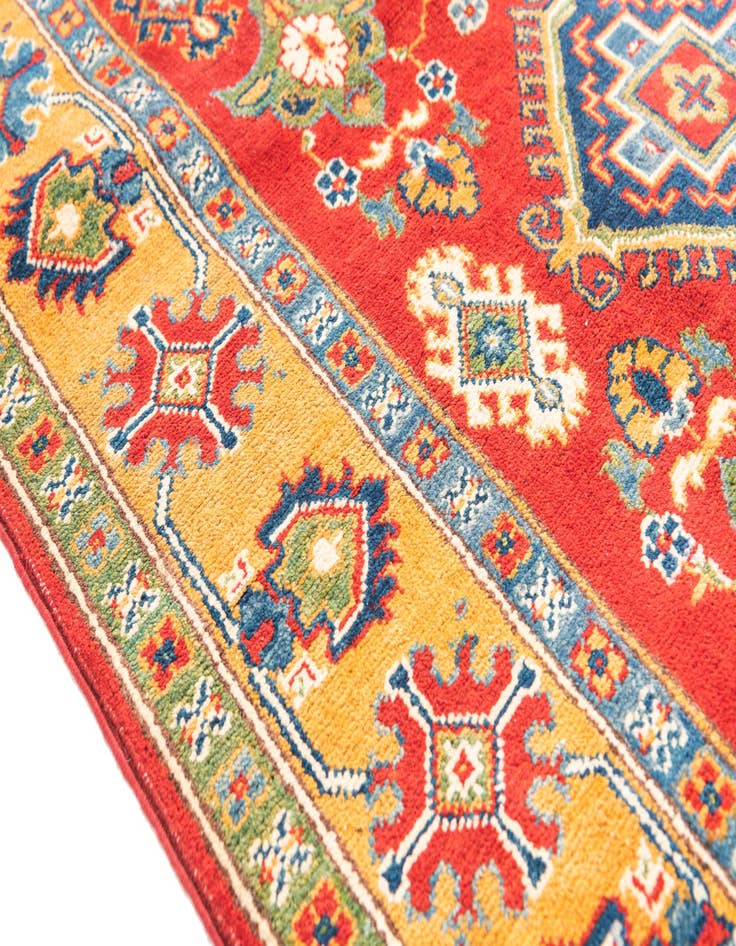 Detail image of  4' x 6'  Hand Knotted Kazak Rug