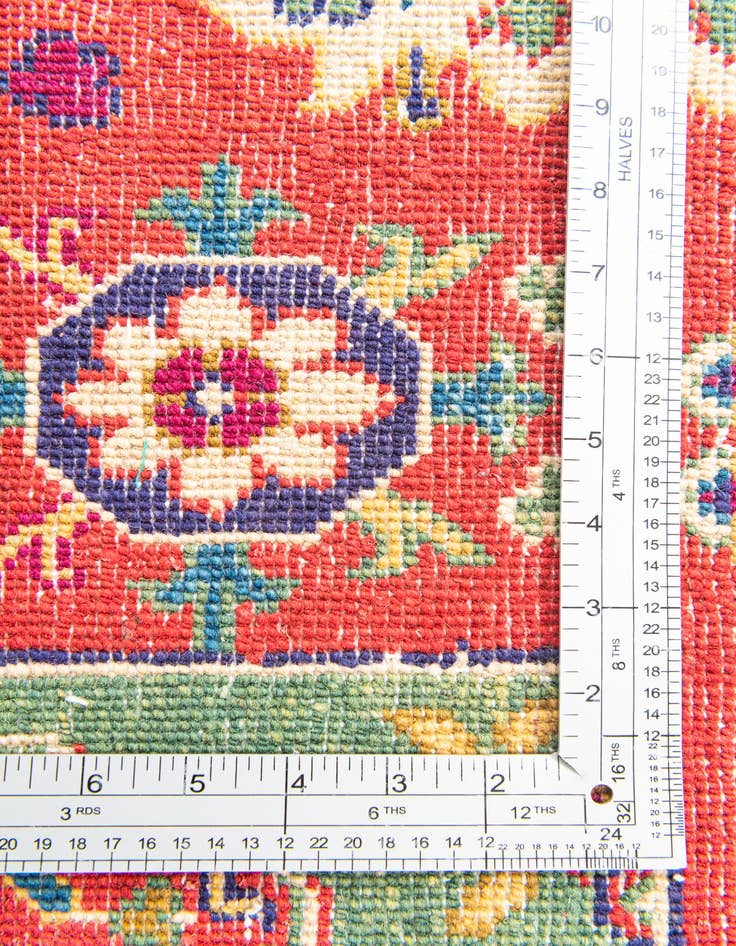 Detail image of  4' 1 x 6' 1  Hand Knotted Kazak Rug