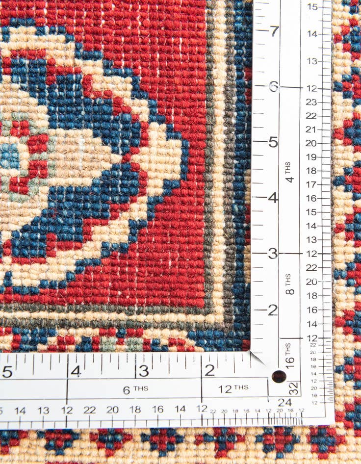 Detail image of  4' x 6' 4  Hand Knotted Kazak Rug