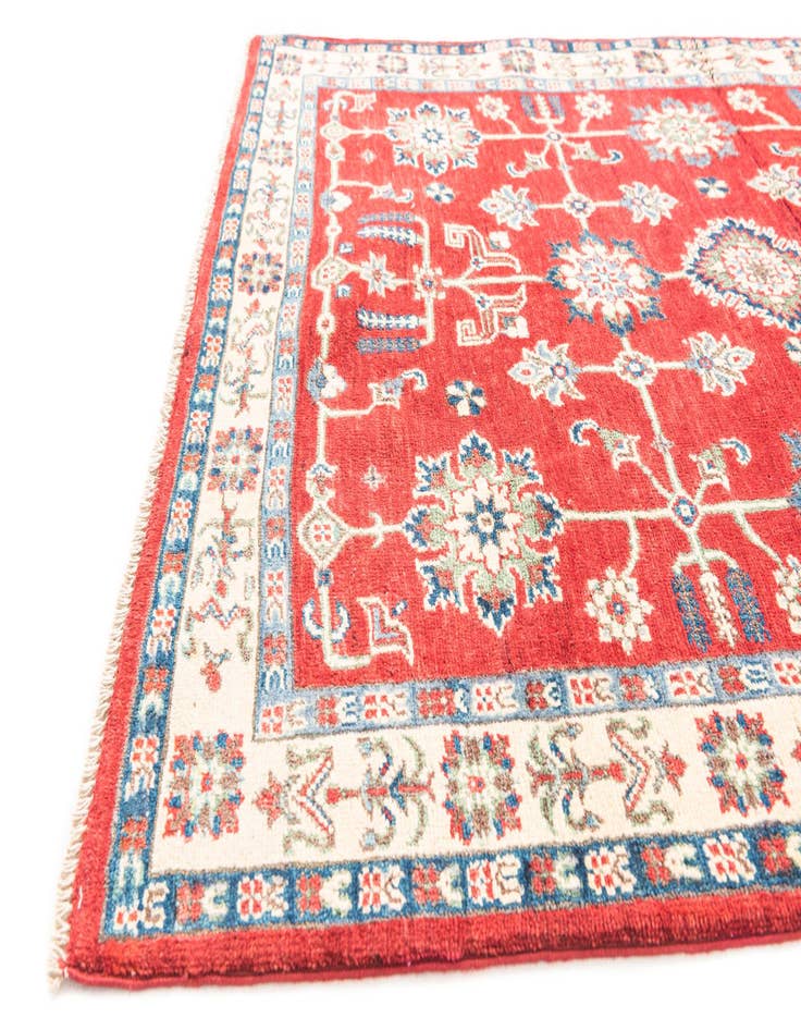Detail image of  4' x 6'  Hand Knotted Kazak Rug