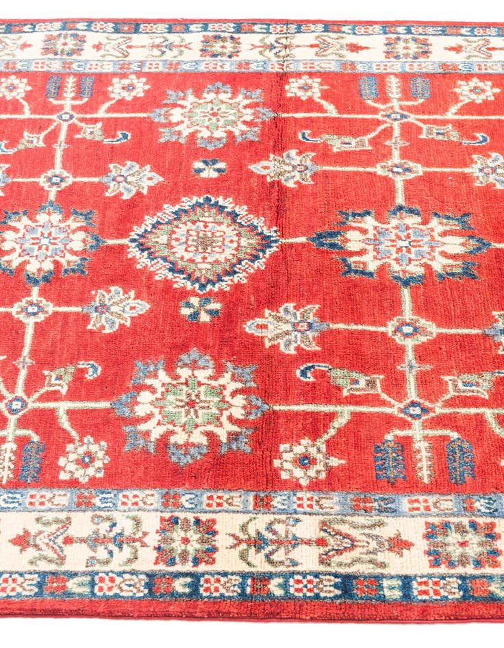 Detail image of  4' x 6'  Hand Knotted Kazak Rug