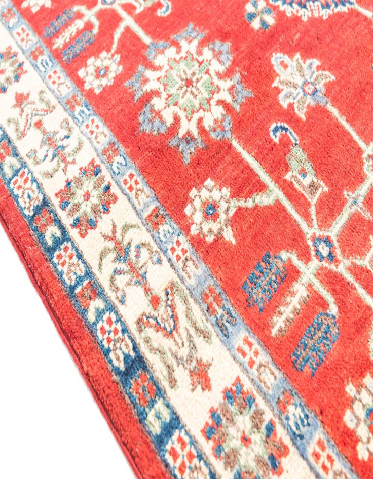 Detail image of  4' x 6'  Hand Knotted Kazak Rug