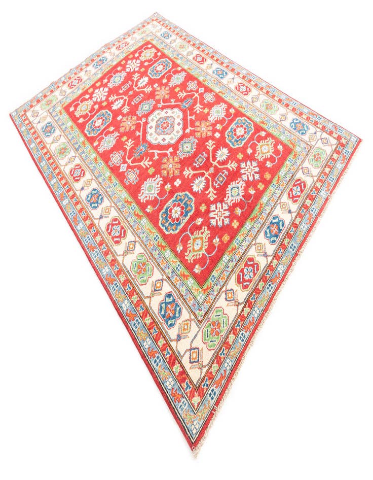 Detail image of  6' 2 x 8' 7  Hand Knotted Kazak Rug