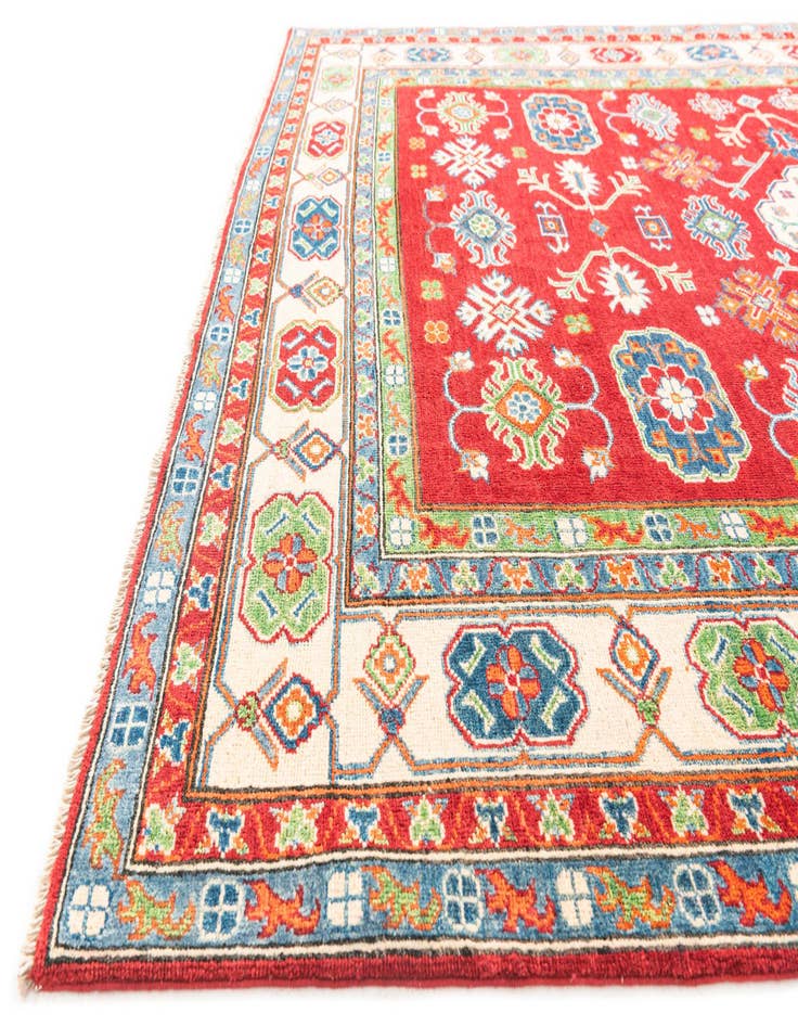 Detail image of  6' 2 x 8' 7  Hand Knotted Kazak Rug