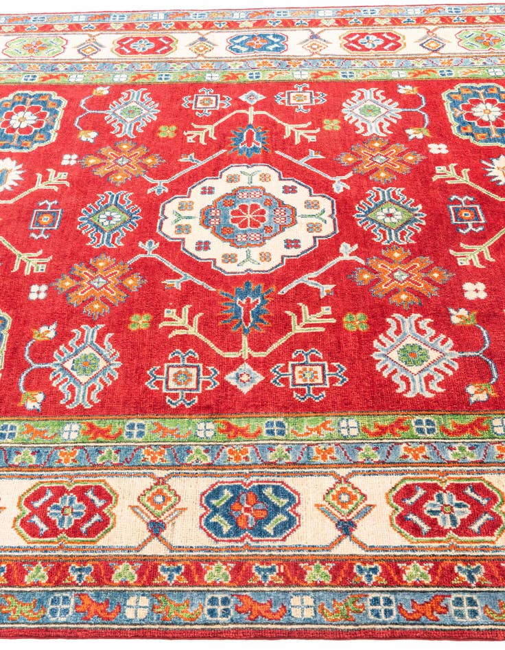 Detail image of  6' 2 x 8' 7  Hand Knotted Kazak Rug