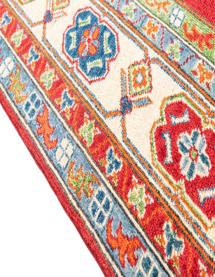 Detail image of  6' 2 x 8' 7  Hand Knotted Kazak Rug