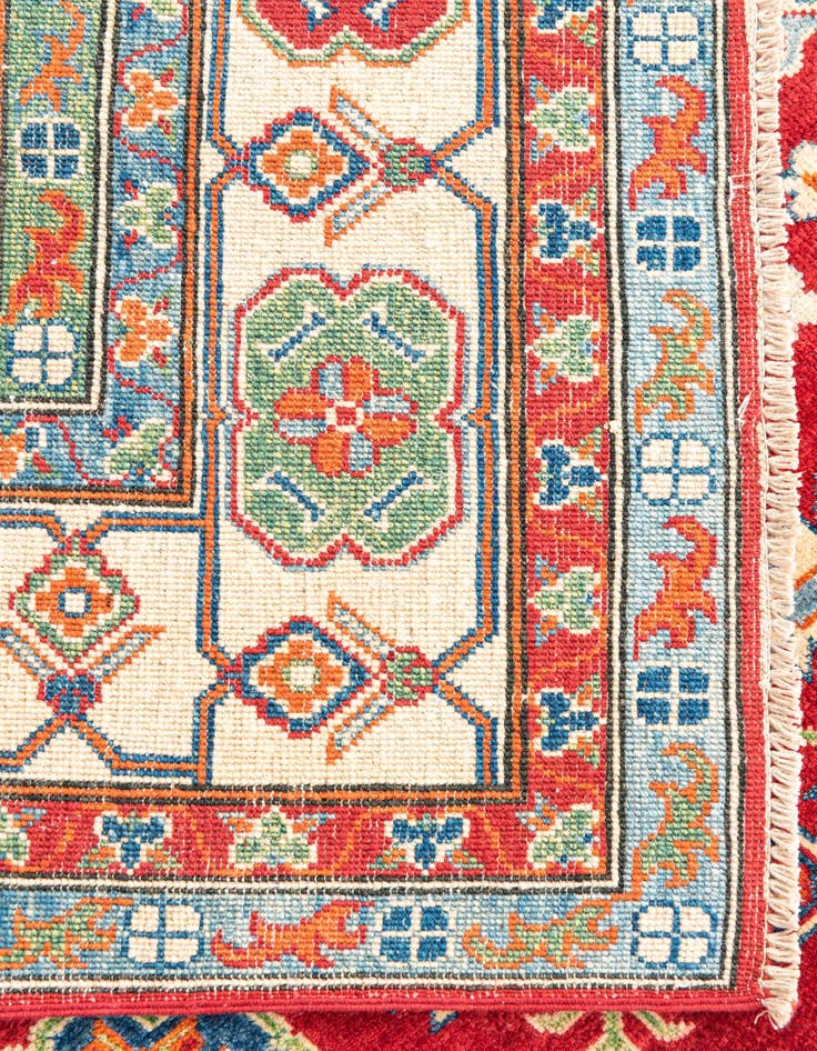 Detail image of  6' 2 x 8' 7  Hand Knotted Kazak Rug