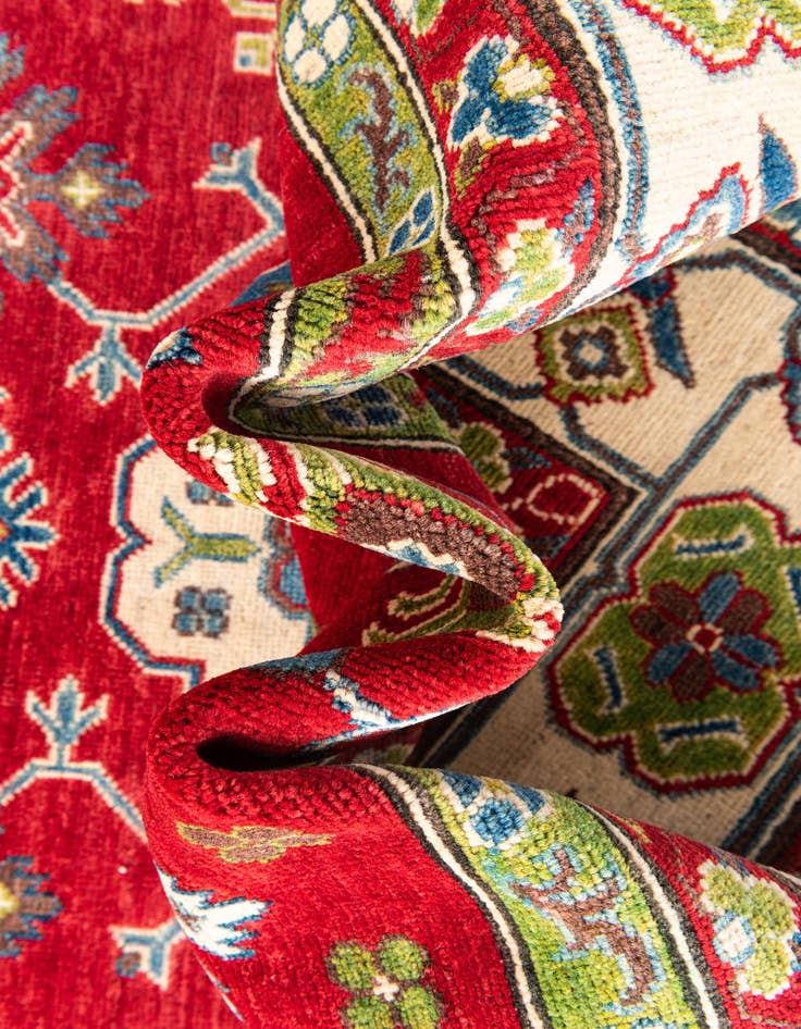 Detail image of  6' 8 x 9' 7  Hand Knotted Kazak Rug