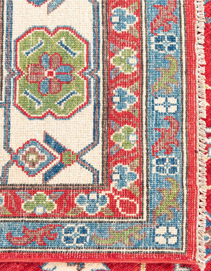 Detail image of  6' 8 x 9' 7  Hand Knotted Kazak Rug