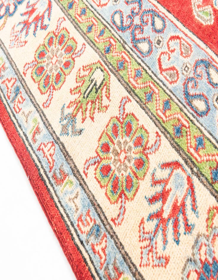 Detail image of  5' 6 x 7' 5  Hand Knotted Kazak Rug