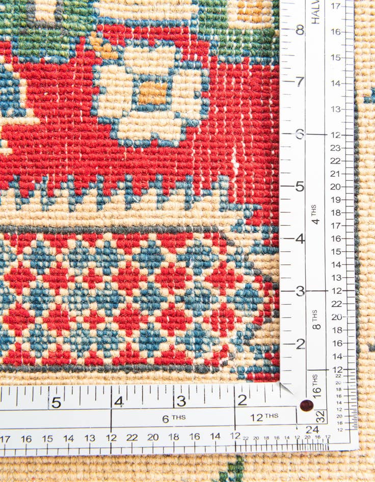 Detail image of  5' x 7' 5  Hand Knotted Kazak Rug