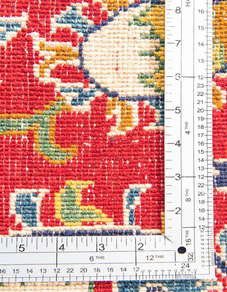 Detail image of  5' x 7' 5  Hand Knotted Kazak Rug