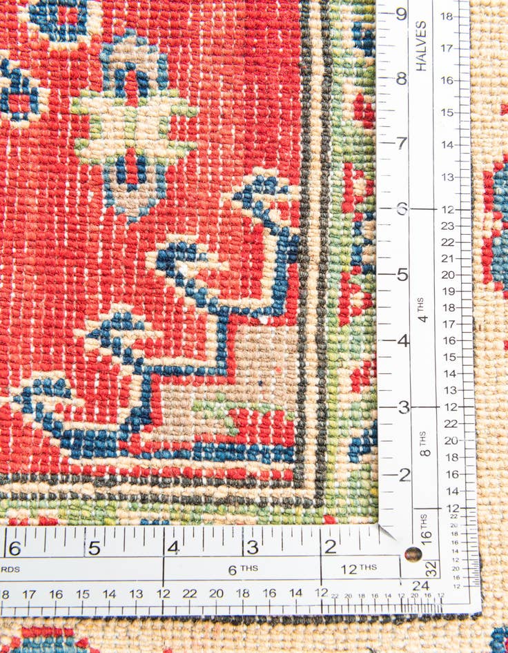 Detail image of  5' 7 x 8'  Hand Knotted Kazak Rug