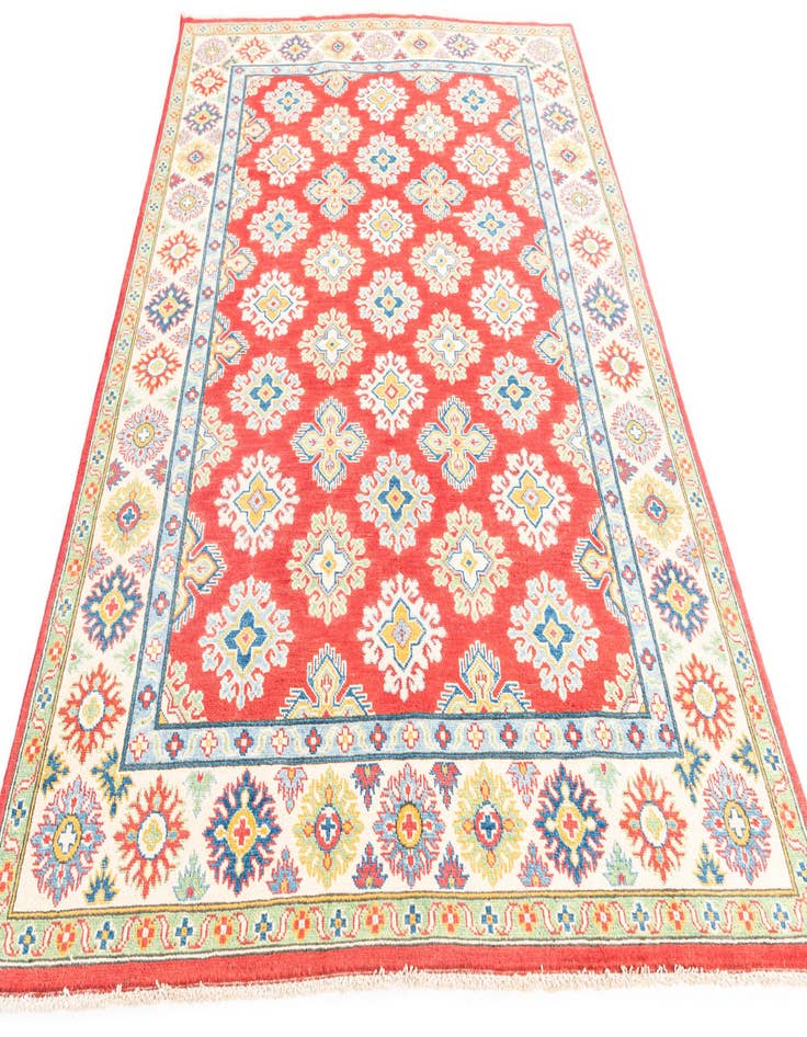 Detail image of  5' 6 x 8'  Hand Knotted Kazak Rug